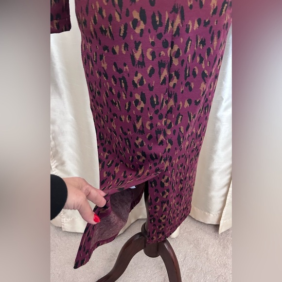 Walter Baker Shaina Dress in Dali Leopard Knit Size Small EUC - Picture 15 of 16